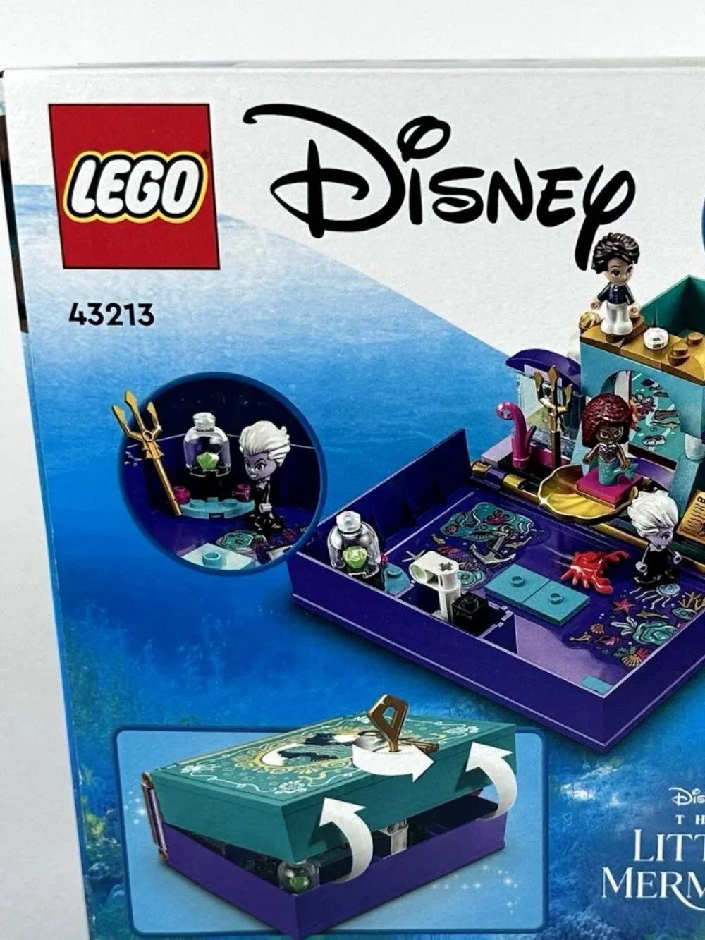 LEGO Disney Little Mermaid Story Book Set 43213 New Sealed